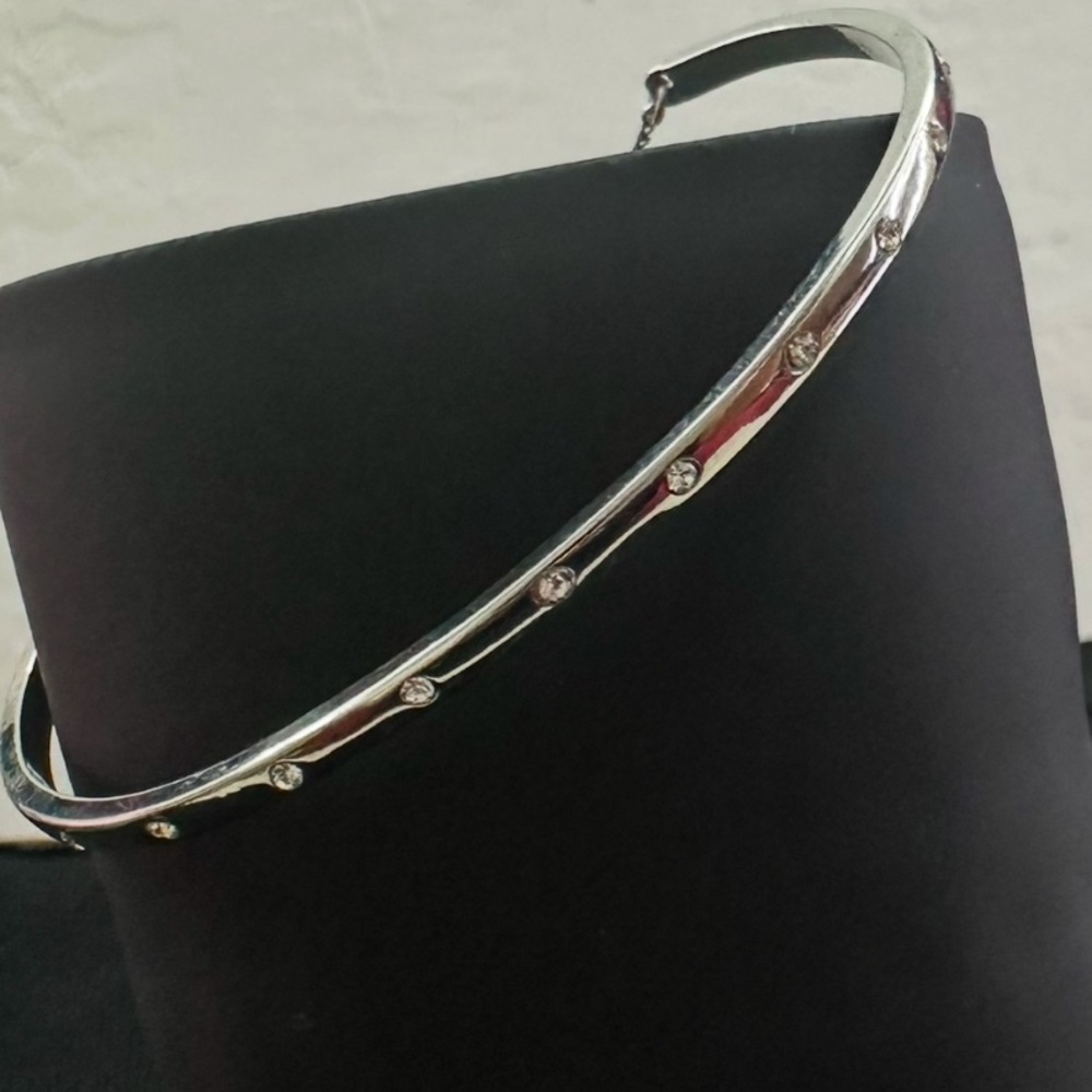Silver Rhinestone Bracelet - Picture 2 of 6